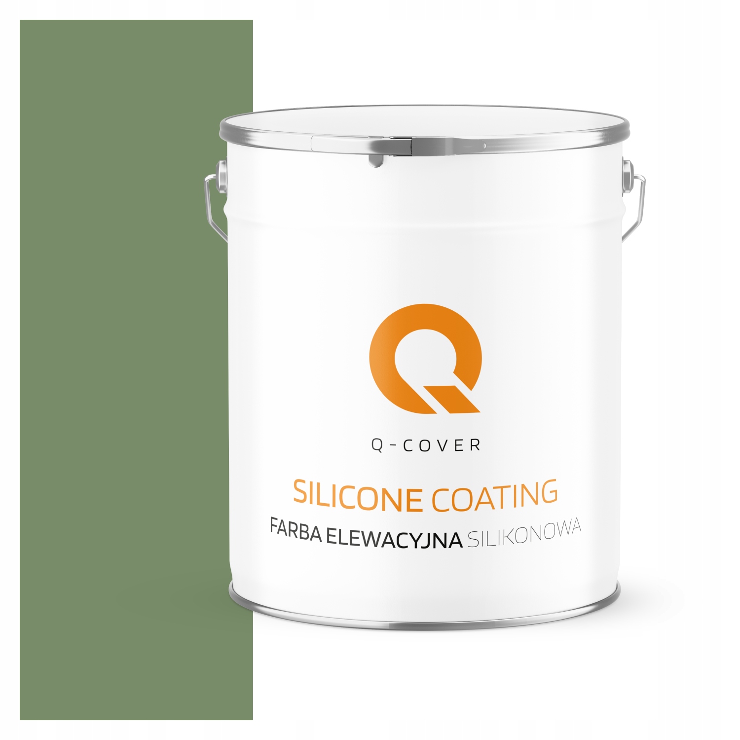 Fasádna Silikónová Fasádna Farba Tmavá Zelená F476 5L Výrobca