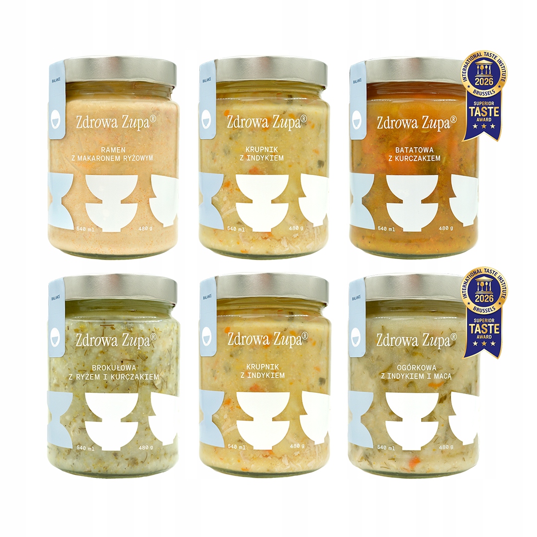Zupa Balance Zestaw 6 zup