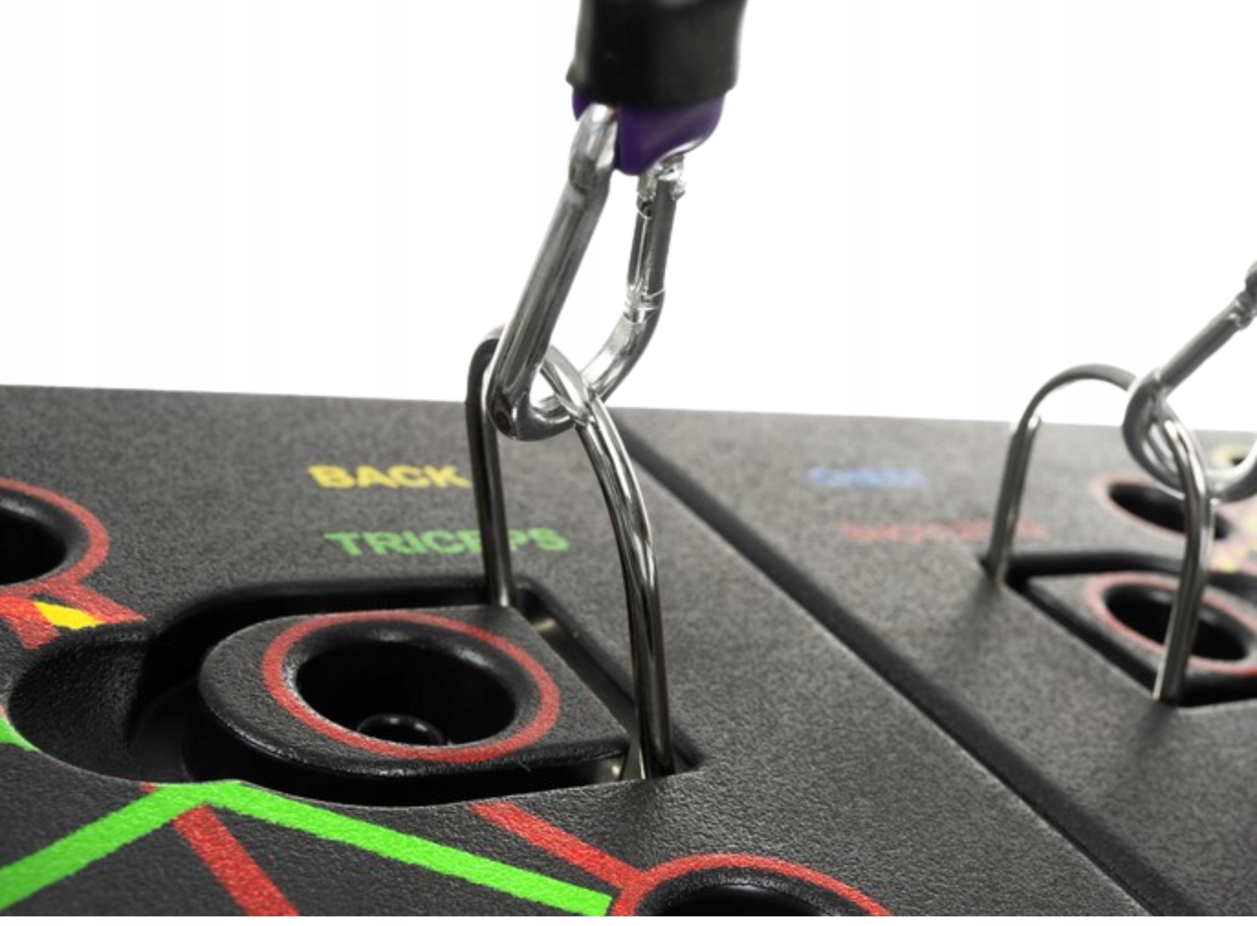 ZESTAW DO TRENINGU W DOMU DESKA DO POMPEK + GUMY OPOROWE + kółko Ab Wheel Marka inna