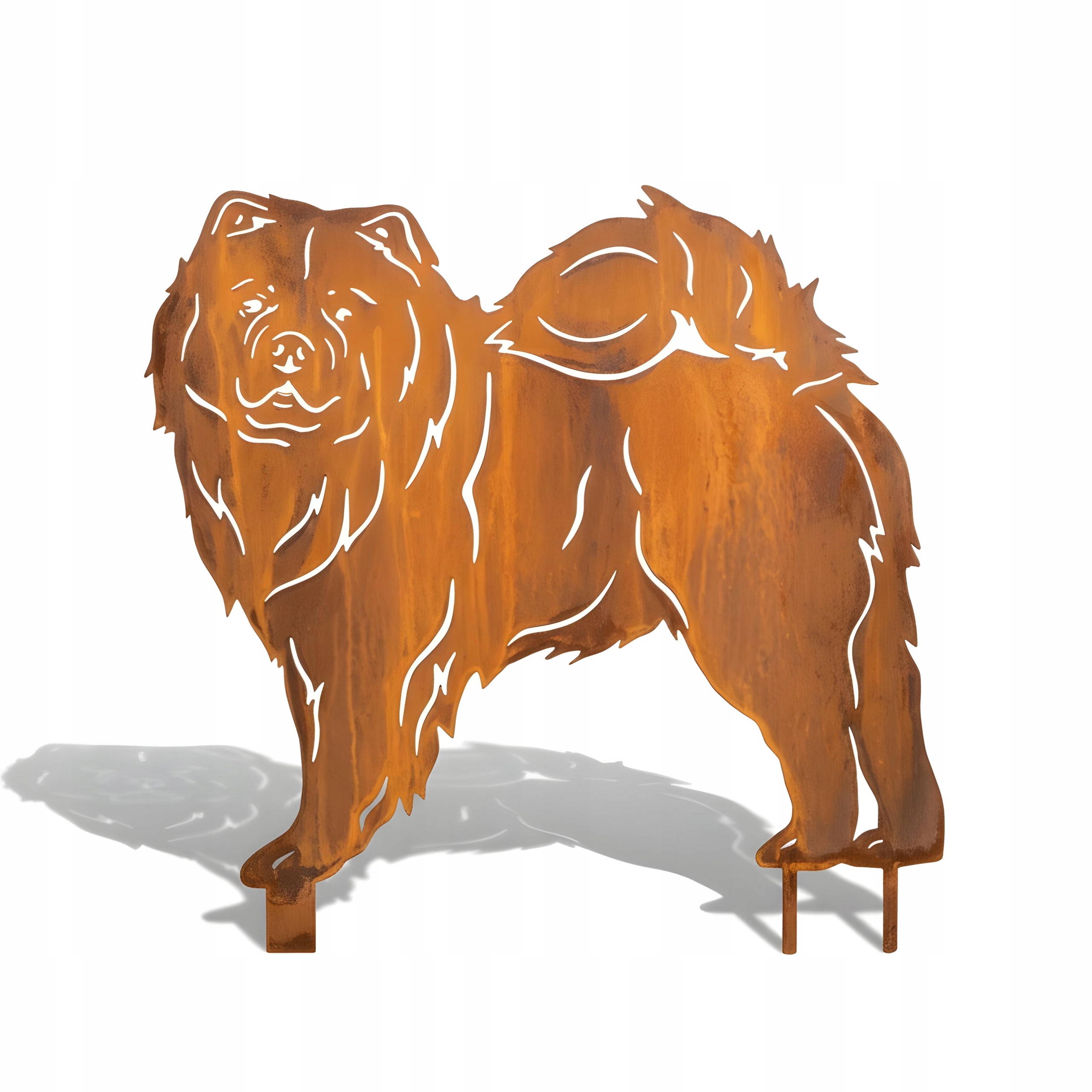 Ozdoby Do Zahrady Rostlin Zahradní Dekorace Pes Figurka Psa Kov Chow Chow