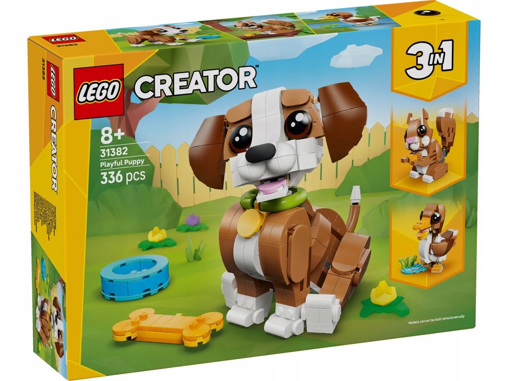 Lego 31382 Creator Roztomilá zvířátka: zkažený štěně