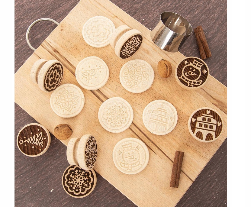 STEMPEL PIECZĄTKA DEKORATOR DO CIASTKA ŚWIĄTECZNE Kod producenta 127440