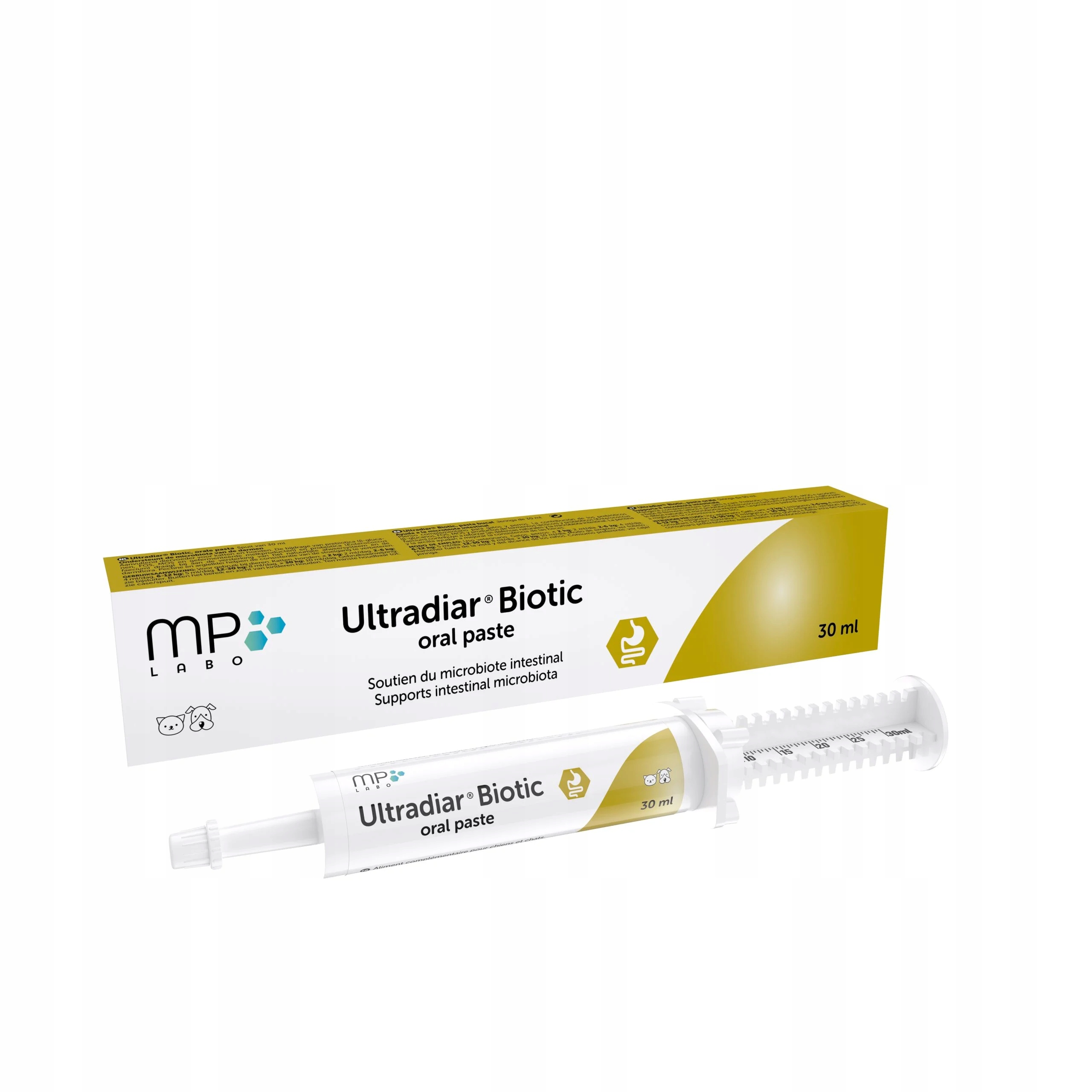 Mp Labo Ultradiar Biotic pasta 30 ml podporuje střevní mikroflóru psa a kočky