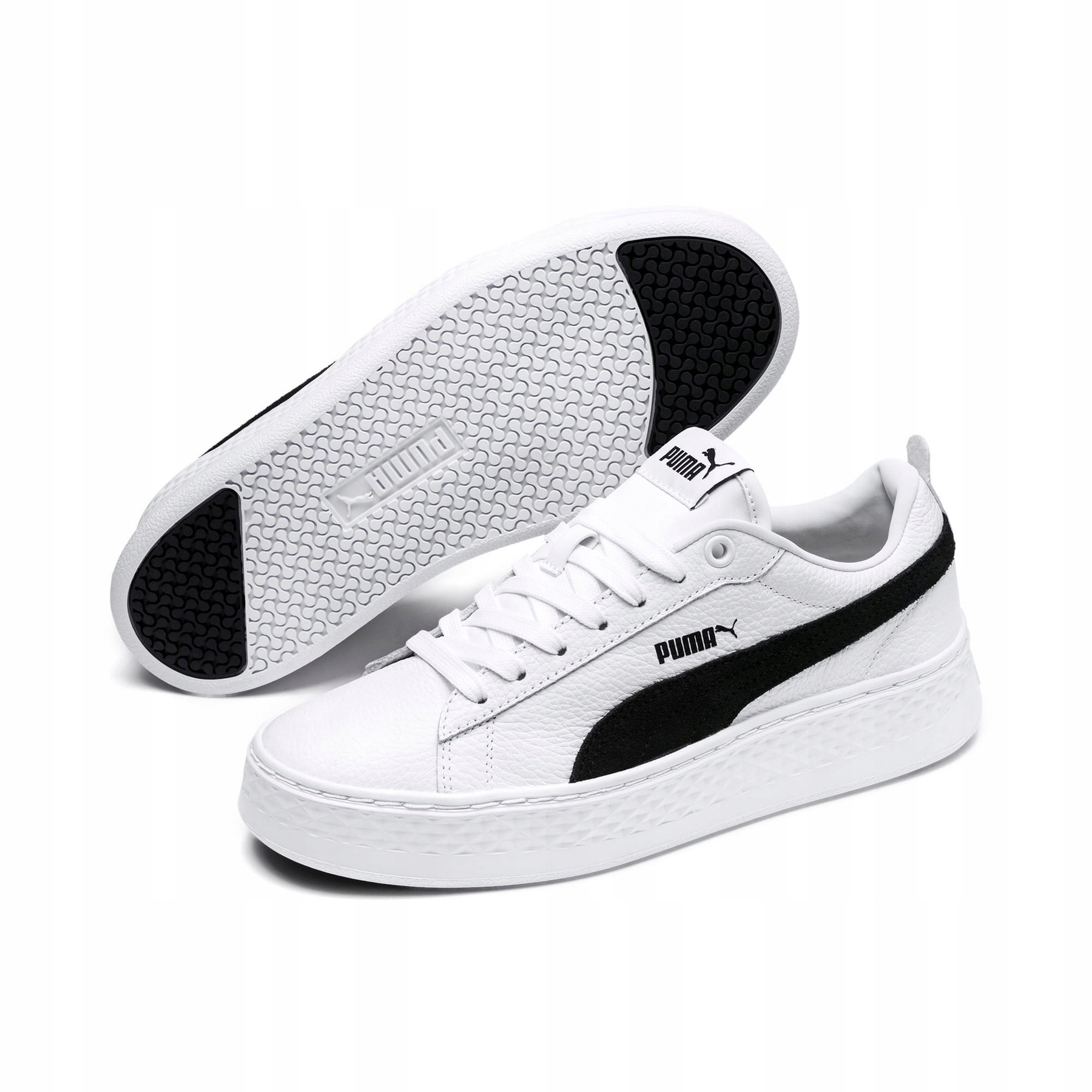 Dámské sportovní boty Puma Smash Platform L bílé 36648712 vel. 39