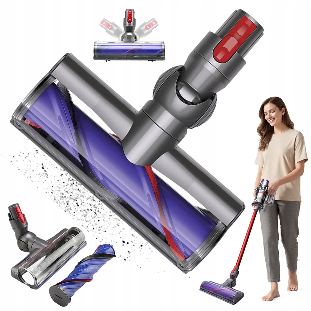 Kartáč Pro Dyson V7 V8 V10 V11 V15, Odolné Nylonové Štětiny Bez Poškození