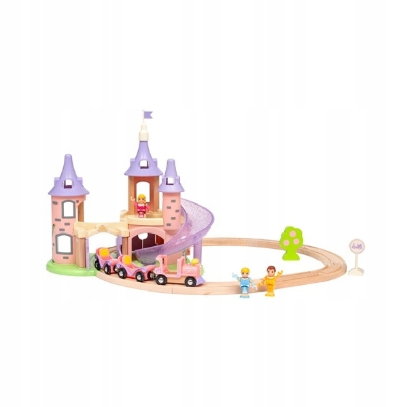 

Brio: drewniana kolejka zamek księżniczki Disney