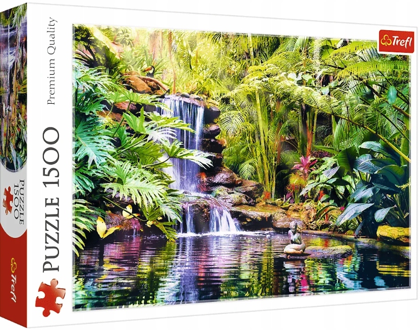

Puzzle 1500 El Oaza Spokoju Przyroda Wodospad Las
