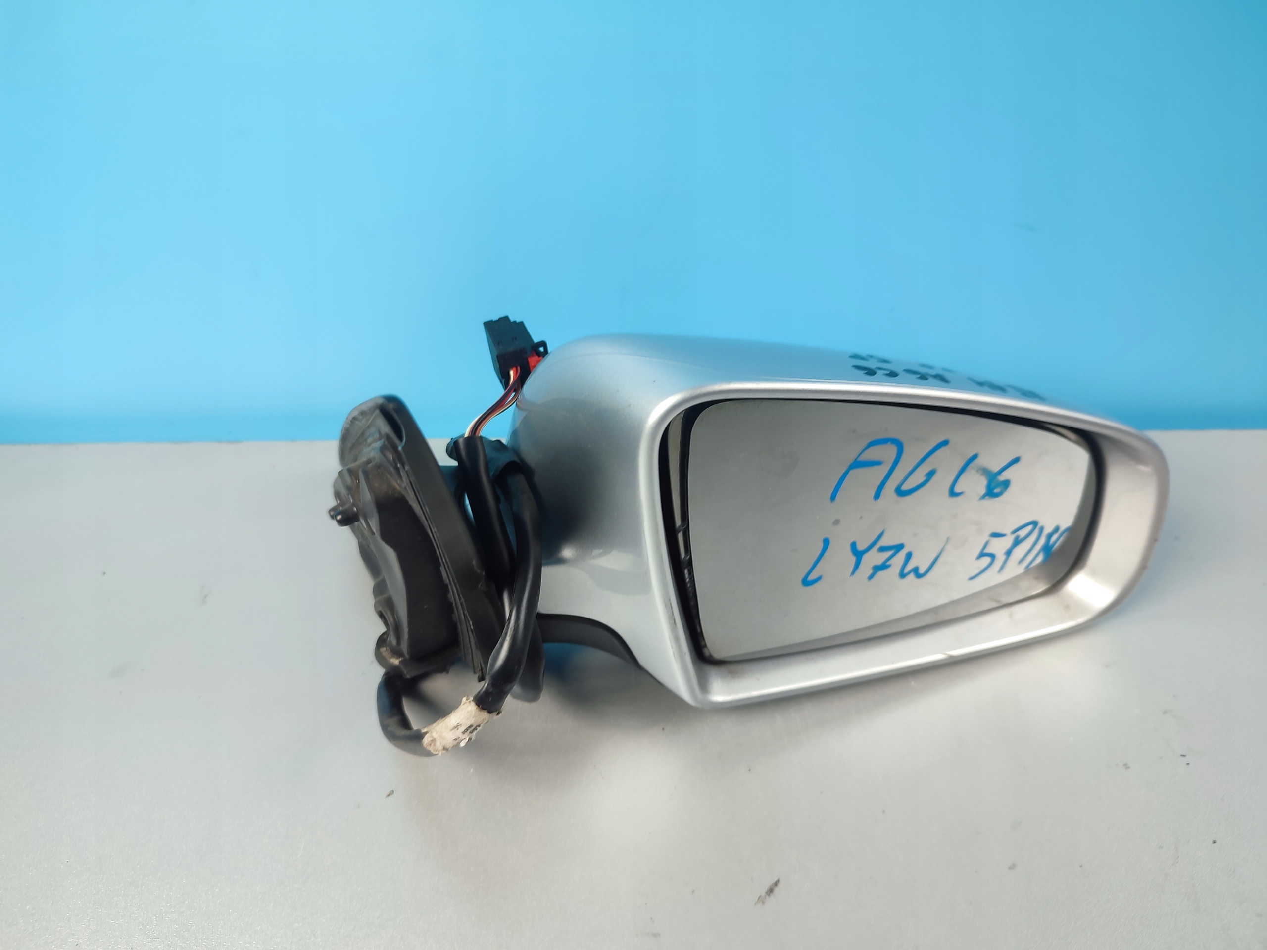 mirror right Audi a6 c6 ly7w 5 PIN