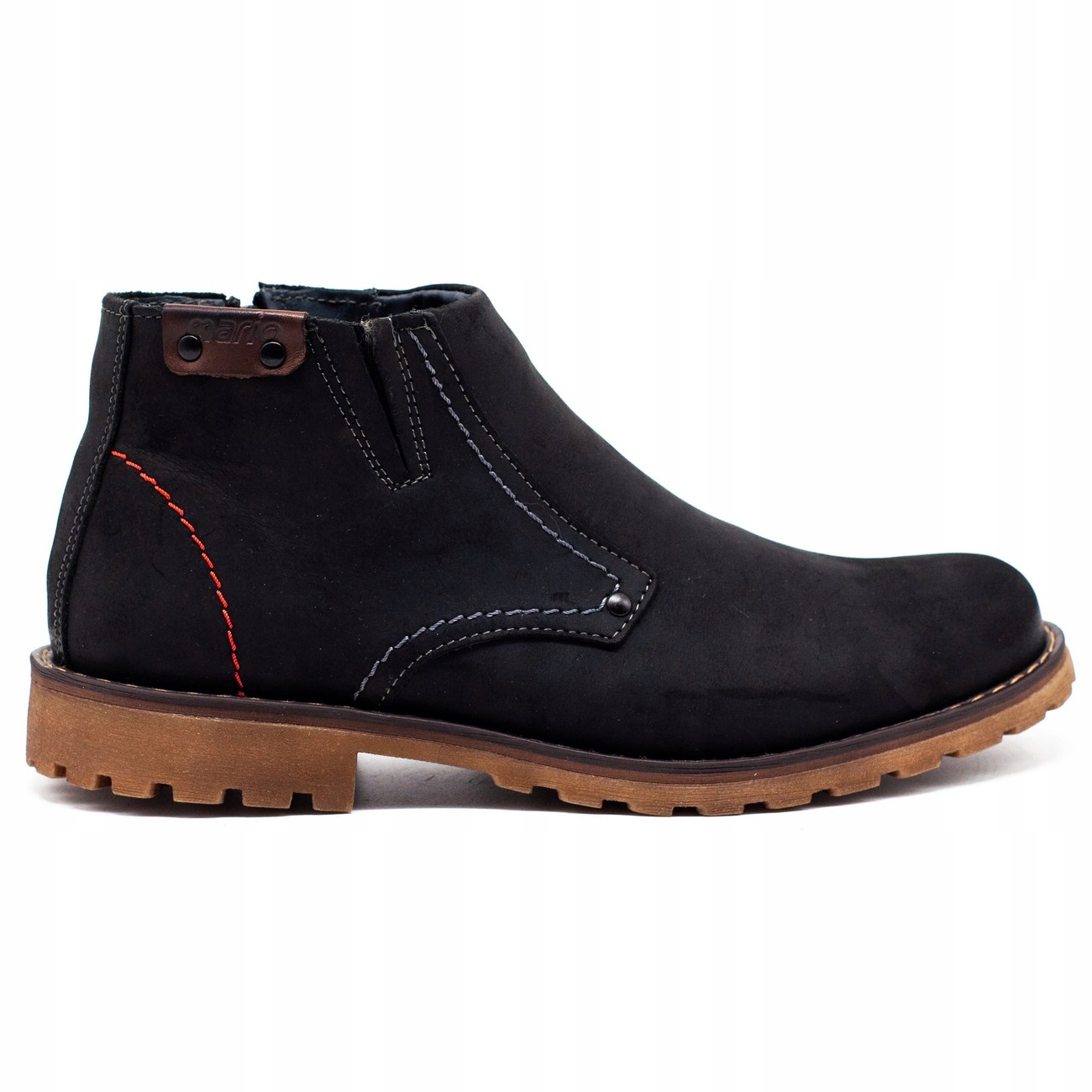 

Buty zimowe męskie skóra 815MP Czarny 46