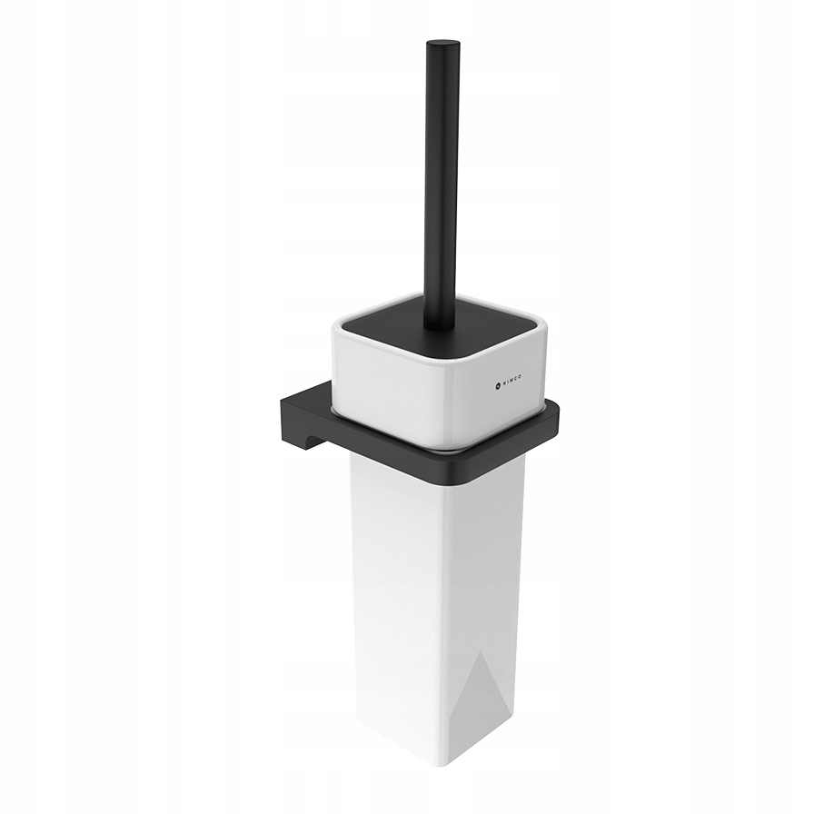 Nimco Maya Čierna Wc kefa, keramika, nerez, patent design Mac 29094K-90_