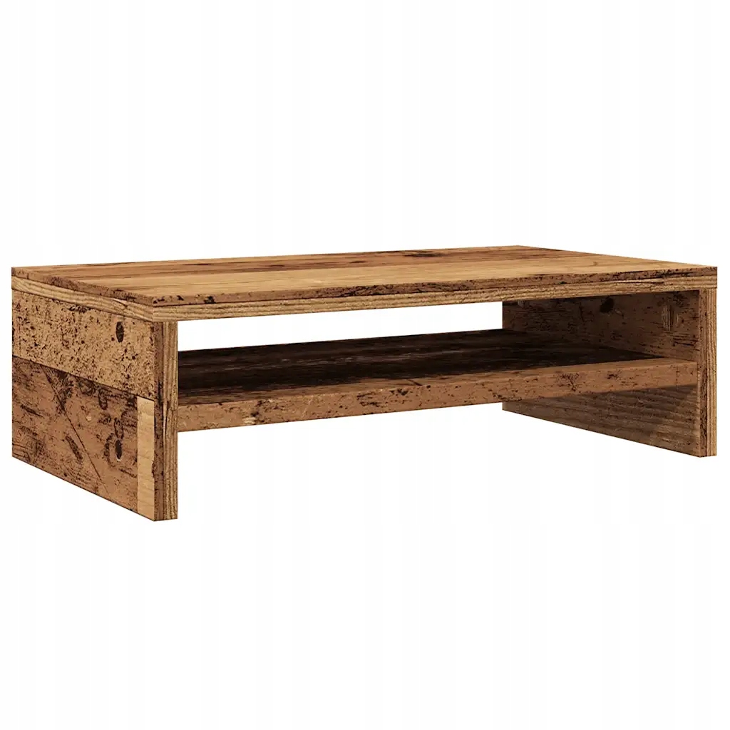 Podstawka pod monitor, stare drewno, 42x24x13 cm