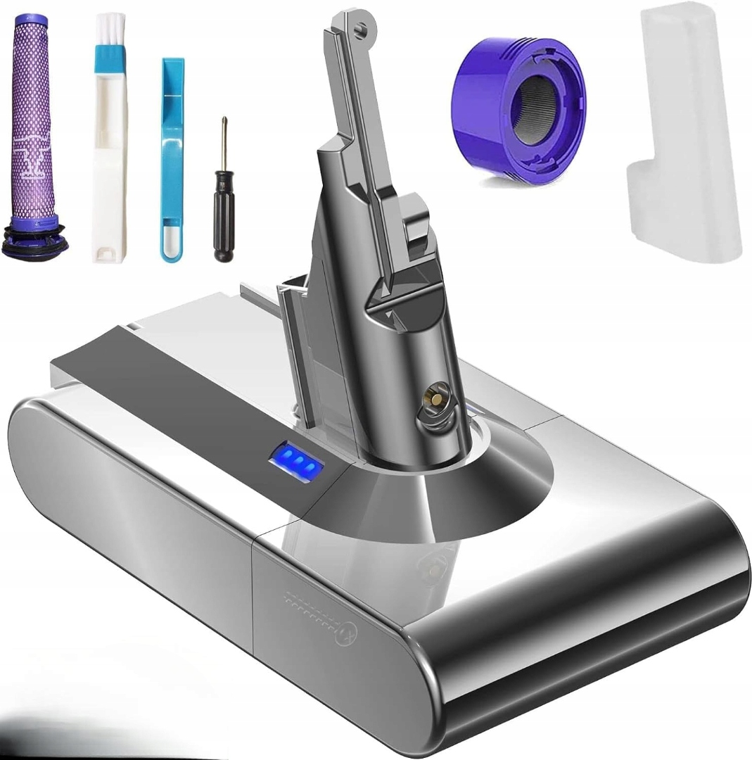 Akumulátor Baterie Pro Dyson V8 Filtr Homesuit 6000MAH 21,6V Příslušenství Pro