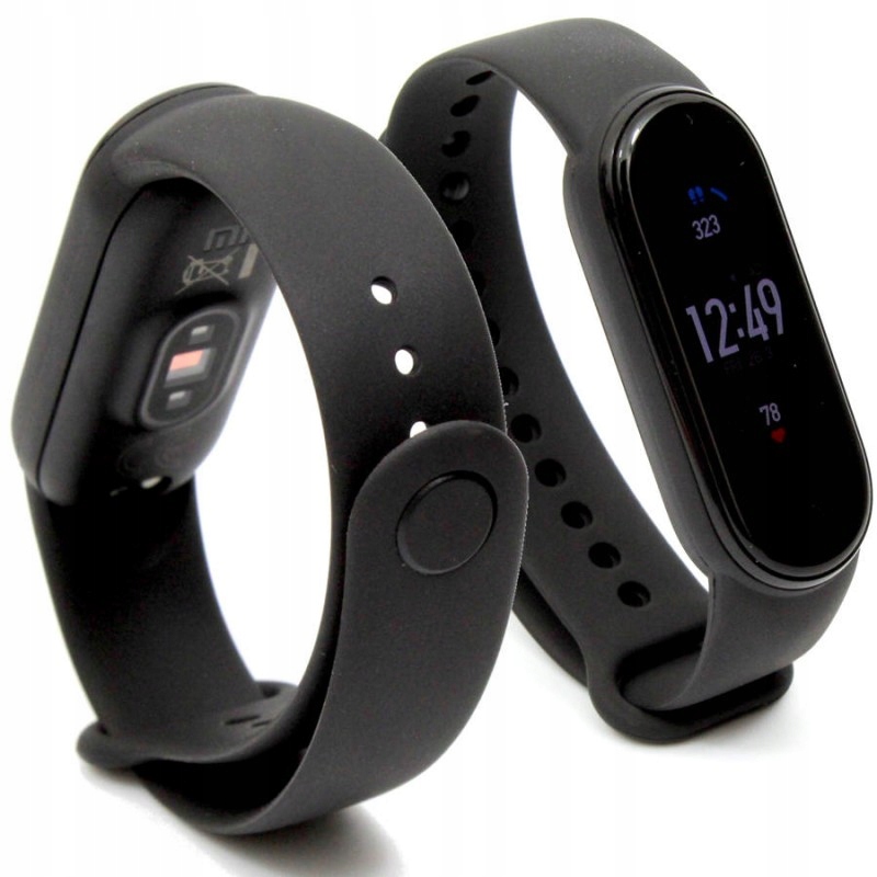 

Opaska pasek do Xiaomi Mi Band 5 6 czarna