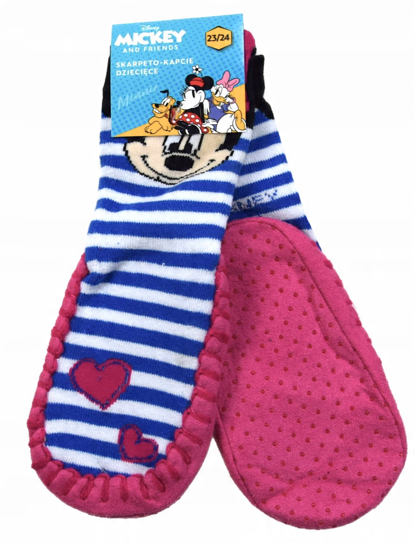 

Skarpeto - Kapcie Skarpetki Myszka Minnie 23/24