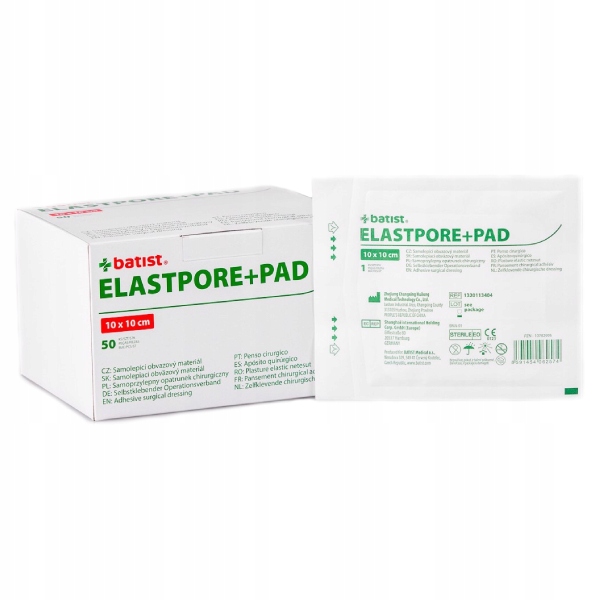 

Batist Elastpore Pad samoprzylepny 10x10cm 1 szt