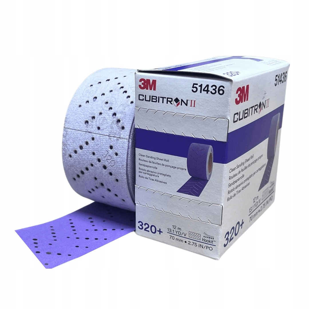 3M 51436 Cubitron II 737U rolka ścierna 70mm x 12m P320+