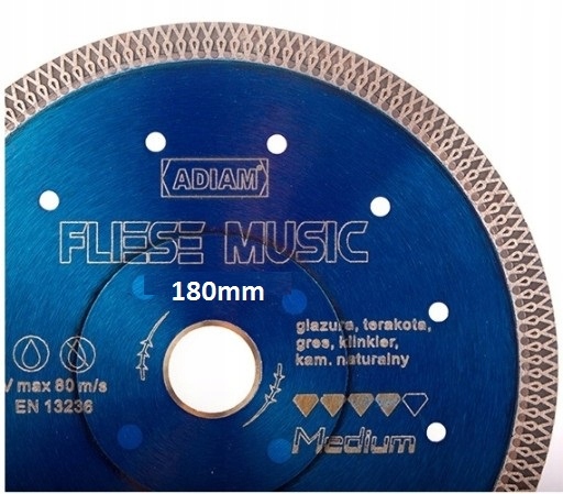 Štít Adiam Fliese Music 180 mm