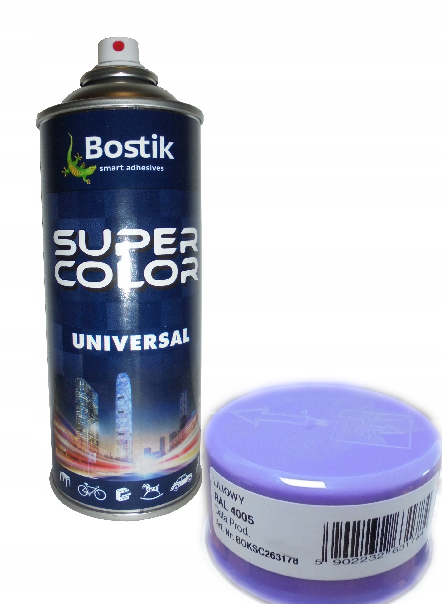 

Farba w sprayu Bostik Ral 4005 liliowy 400ml