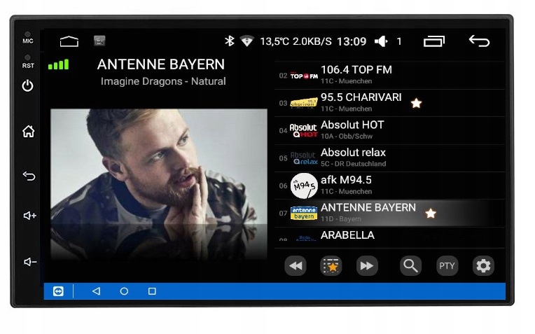 RADIO NAWIGACJA GPS ANDROID AUTO CARPLAY SKODA FABIA OCTAVIA 2 SUPERB Komunikacja Bluetooth GPS Wi-Fi