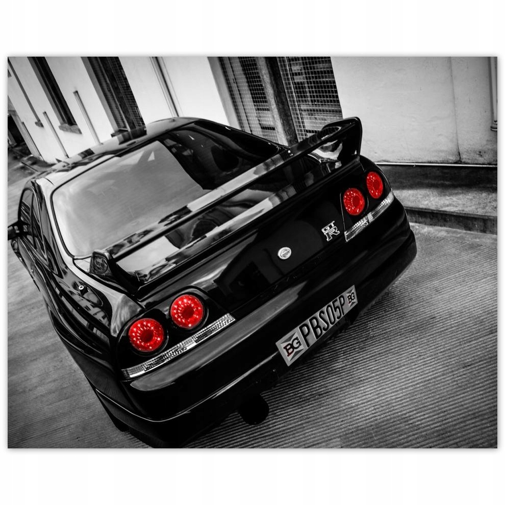 

Plakat 50x40 Tył Nissana Gtr