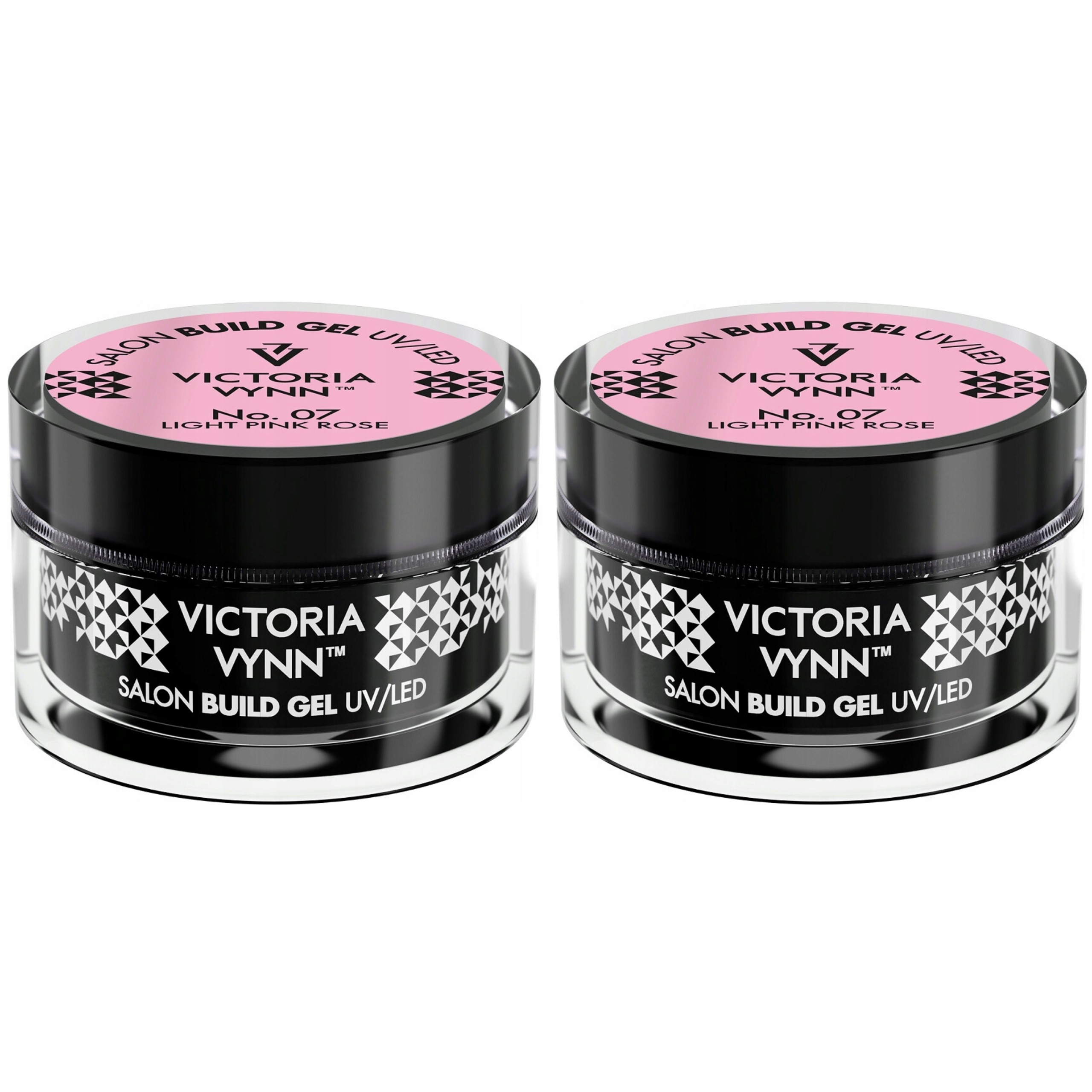2 x Gel gel na nehty Růžový 50 ml Victoria Vynn Light Pink Rose 07