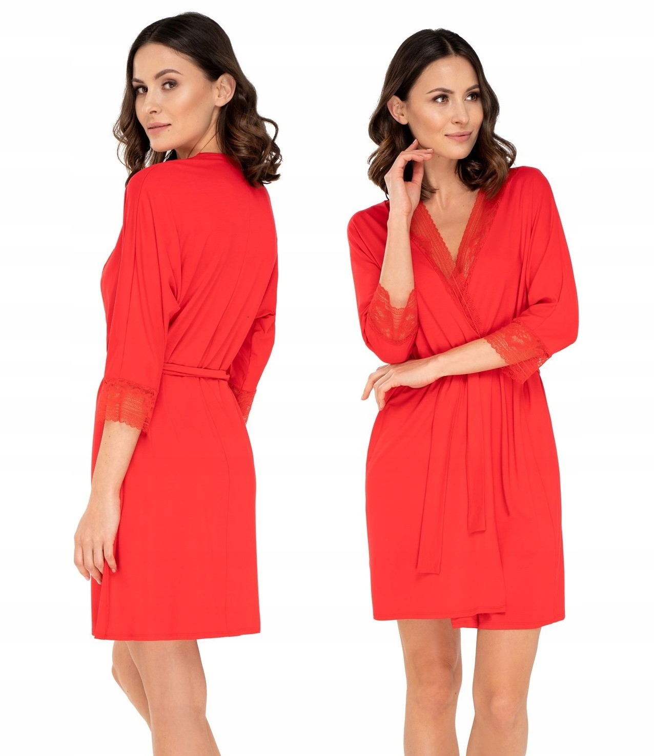 

Szlafrok damski Allison red wiskoza Babella 42 /44