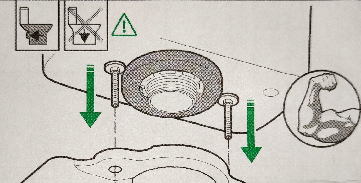 ROCA kompakt mechanizm przycisk uszczelka WC 3/6 Liczba sztuk w opakowaniu 3 szt.