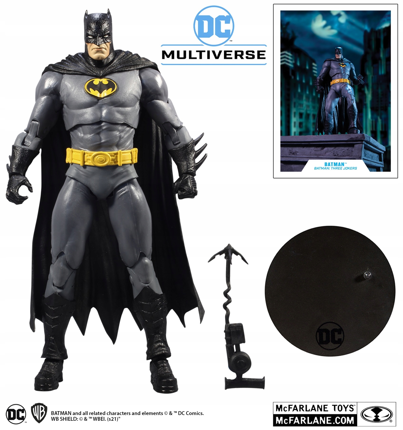 Figurka Batman Three Jokers DC Multiverse 18 cm EAN (GTIN) 0787926301373