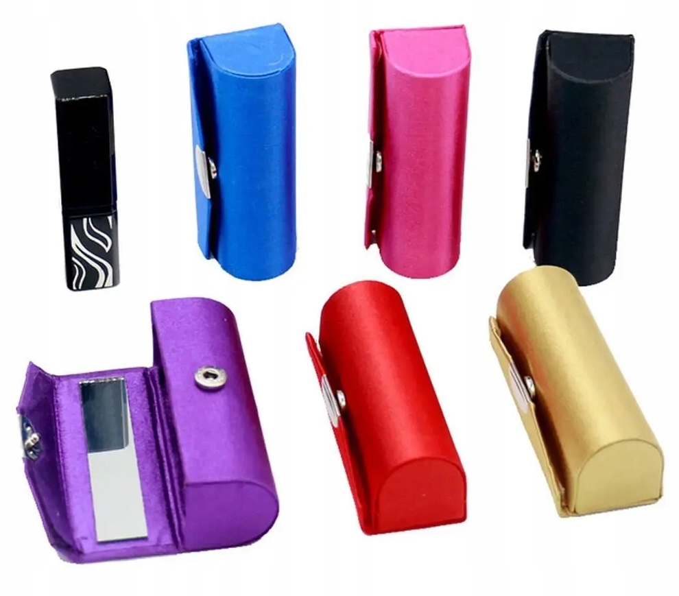 Etui pojemnik na pomadkę szminkę organizer z lusterkiem na zarzask RÓŻOWE Kod producenta RÓŻOWY