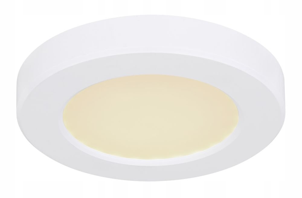 

Biała opalizowana lampa sufitowa okrąg Lasse Globo