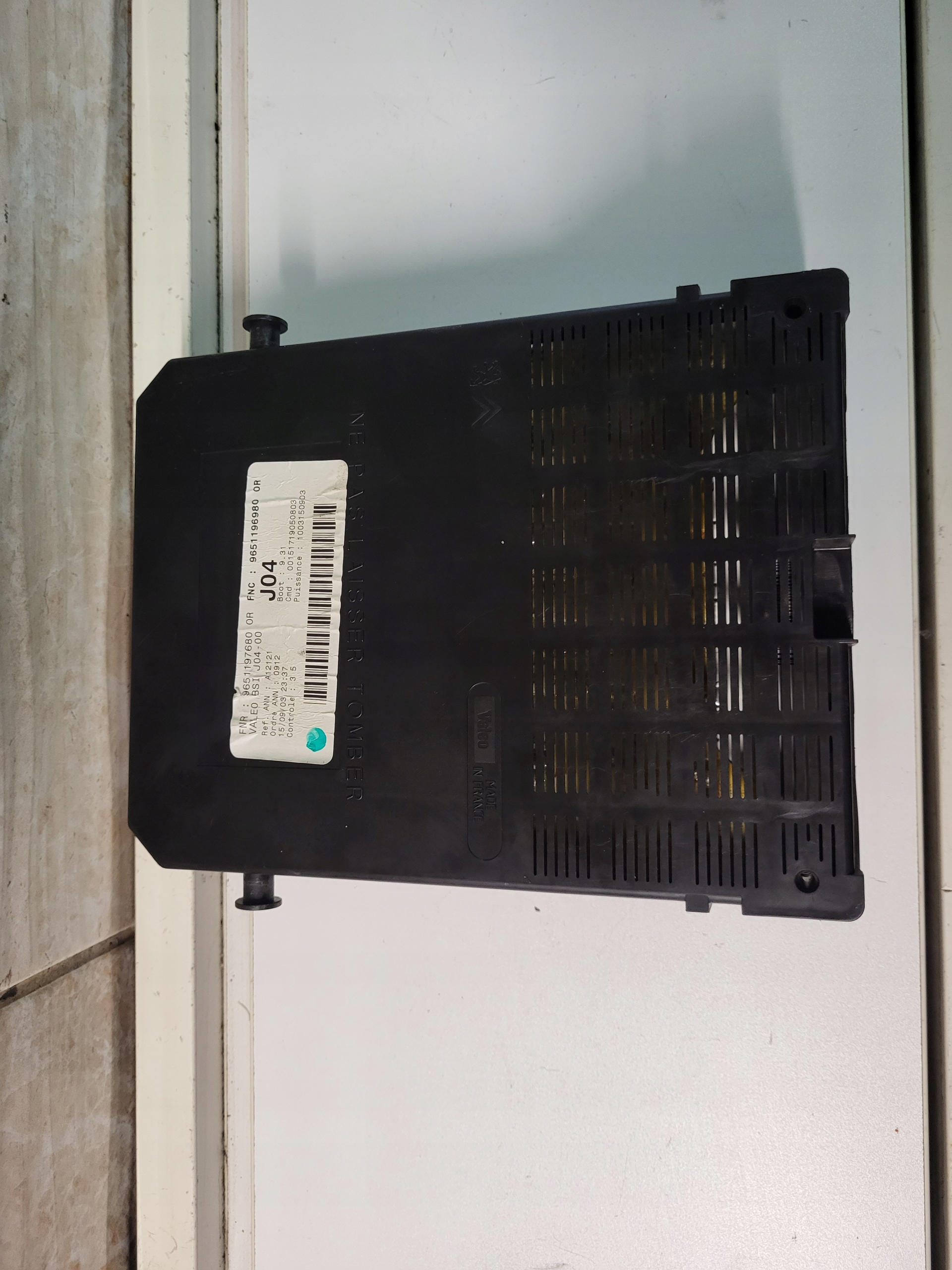 compartment module BSI CITROEN PEUGEOT 307 9651196980