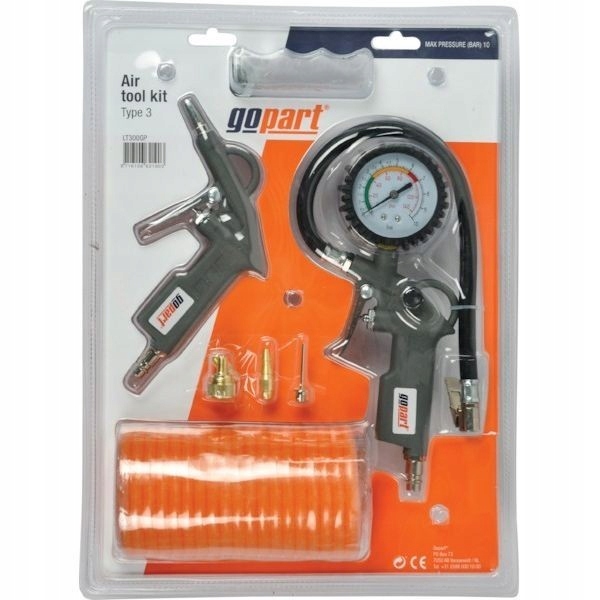 Zestaw do sprężonego powietrza typ 3 Gopart 3 ele.