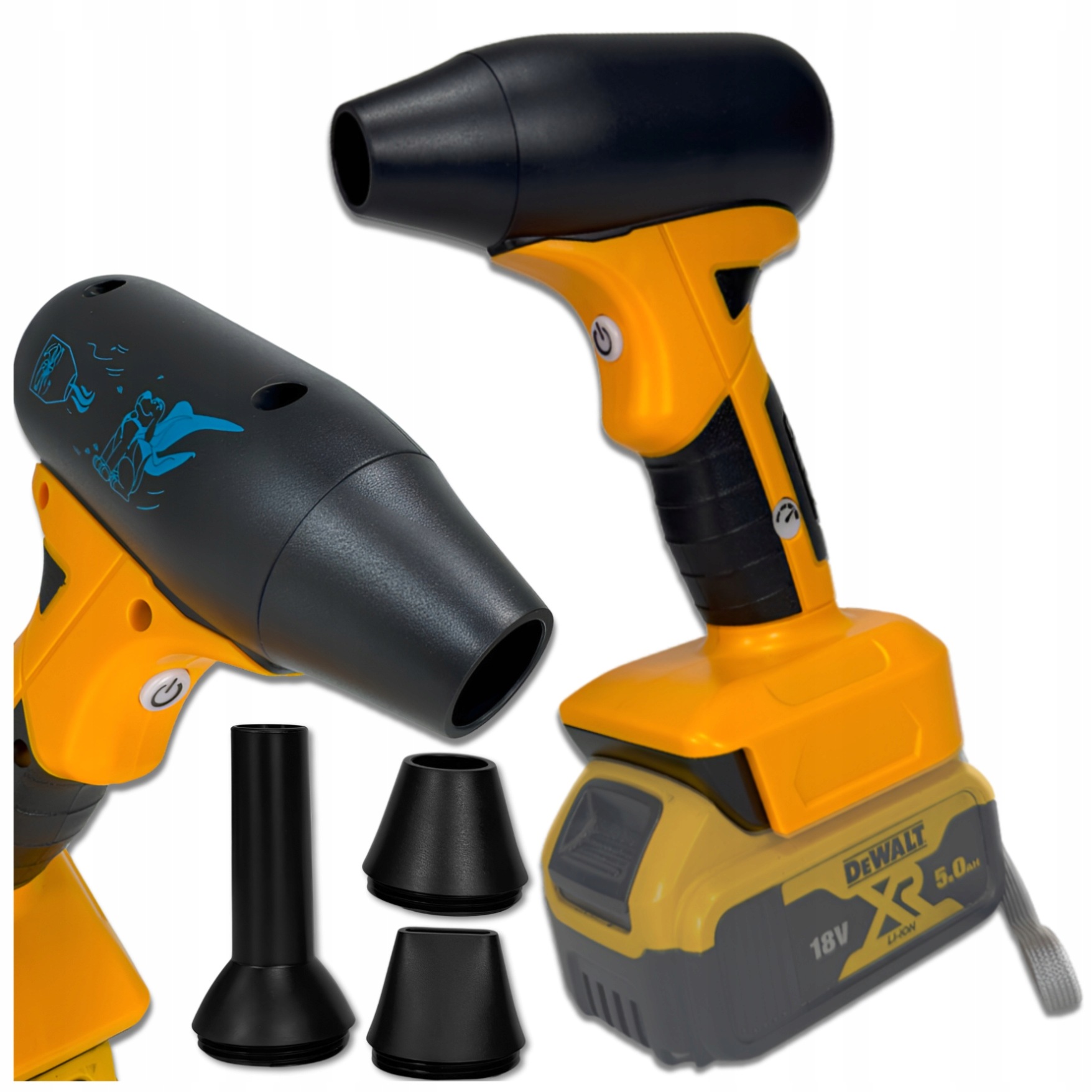Foukač Mini Automobilová Výkonné Pro Baterie Dewalt