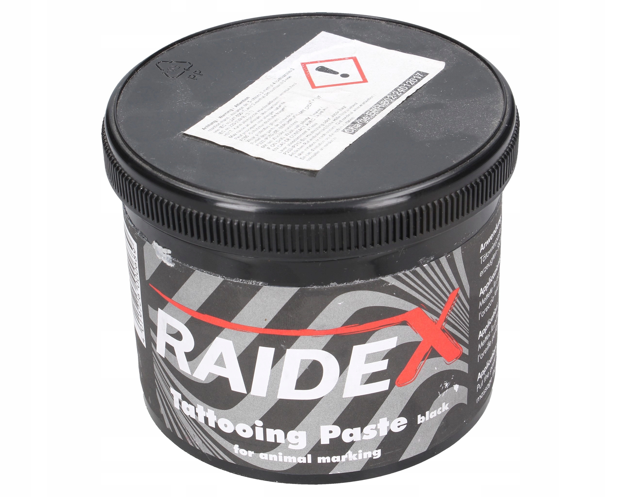 Tušová pasta na tetování černá 600 g