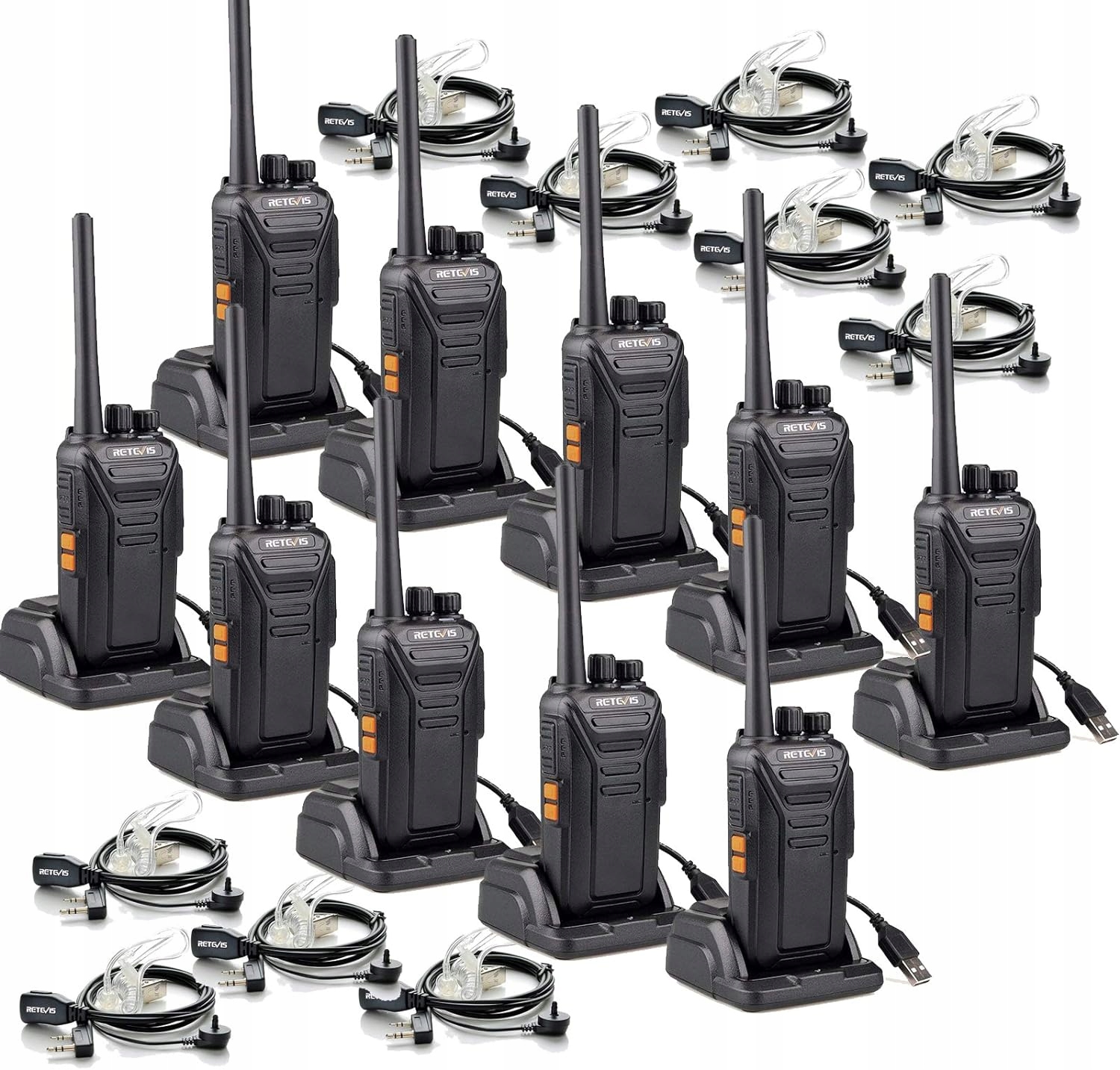 Retevis RT27 Profesionálne vysielačky, rádiotelefóny, veľký dosah, Pmr