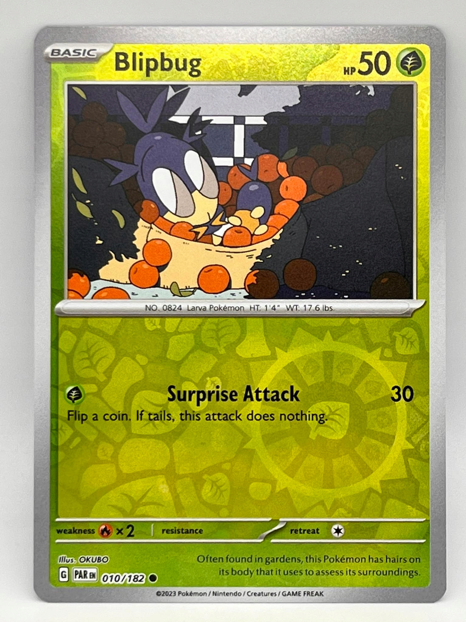 Karty Pokemon TCG Paradox Rift (PAR 010) Blipbug (R) - Stan: Nowy 5.90PLN -  Sklepy, Opinie, Ceny w Allegro