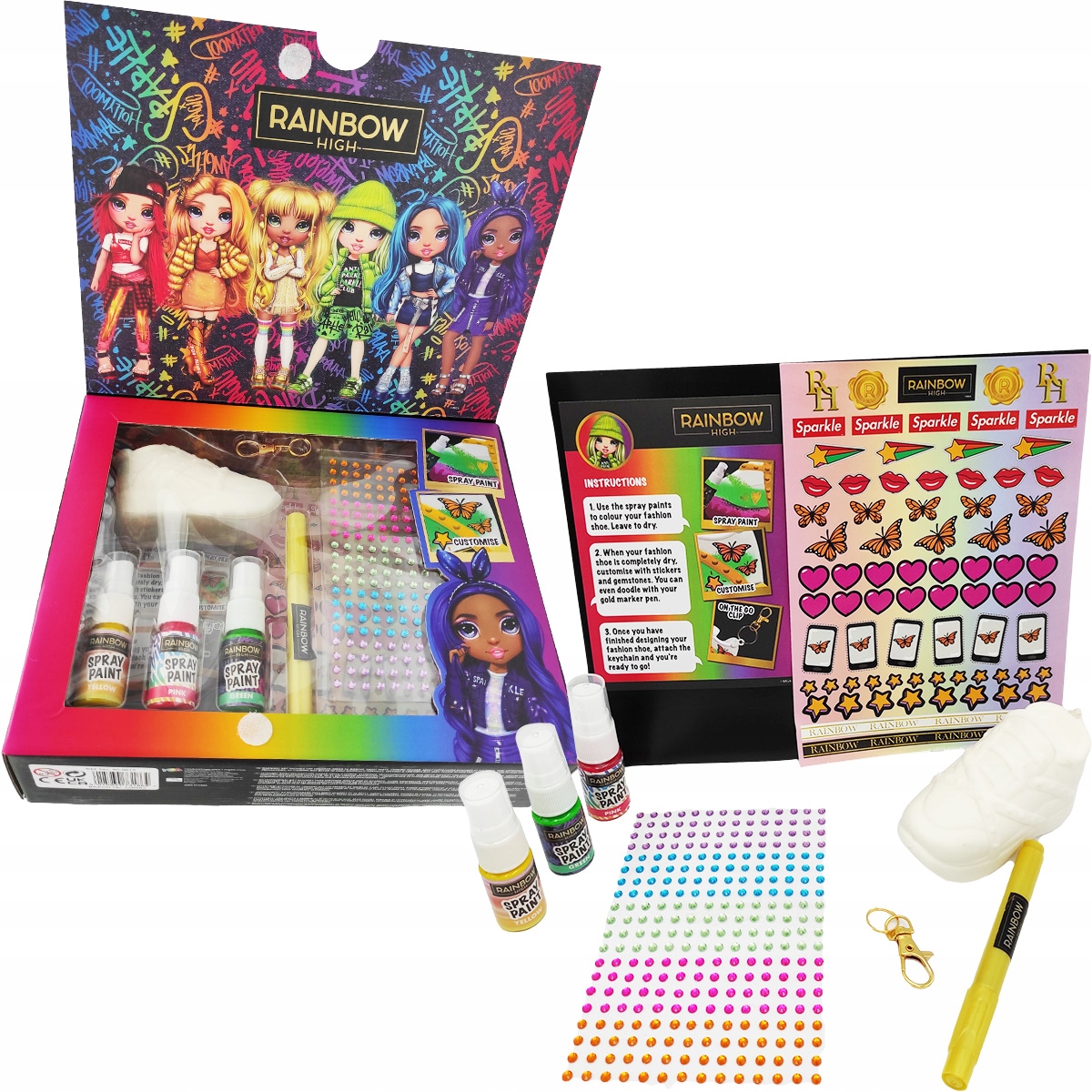 

Rainbow High - Buty Do Dekorowania + Akcesoria