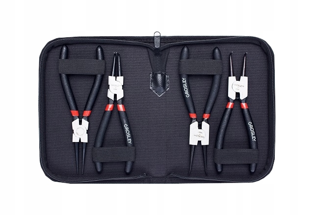 GROSLEY СЕГЕР ПЛОСКОГУБЦЫ ДЛЯ КОЛЕЦ 230 ММ 4 ШТ