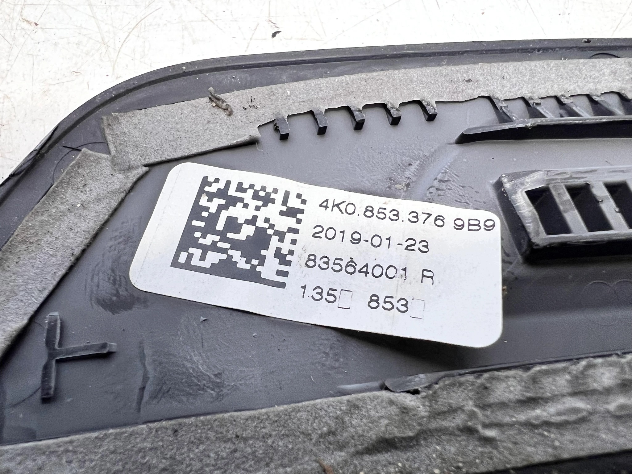 moulding threshold inner AUDI A6 C8 KOMPLET 4K0853374 4K0853375 4K0853376