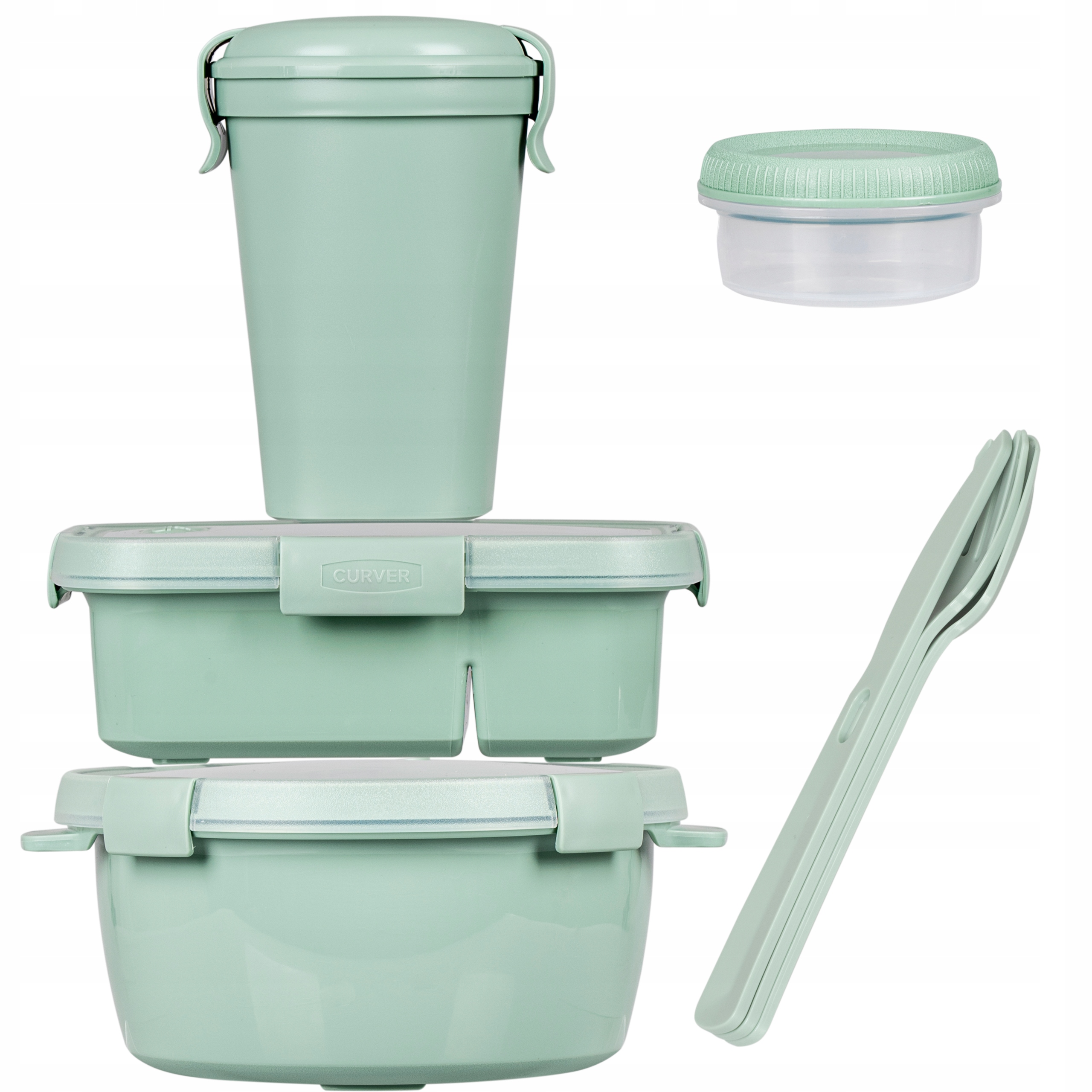 ZESTAW POJEMNIKI NA ŻYWNOŚĆ ORGANIZER EKO BUTELKA