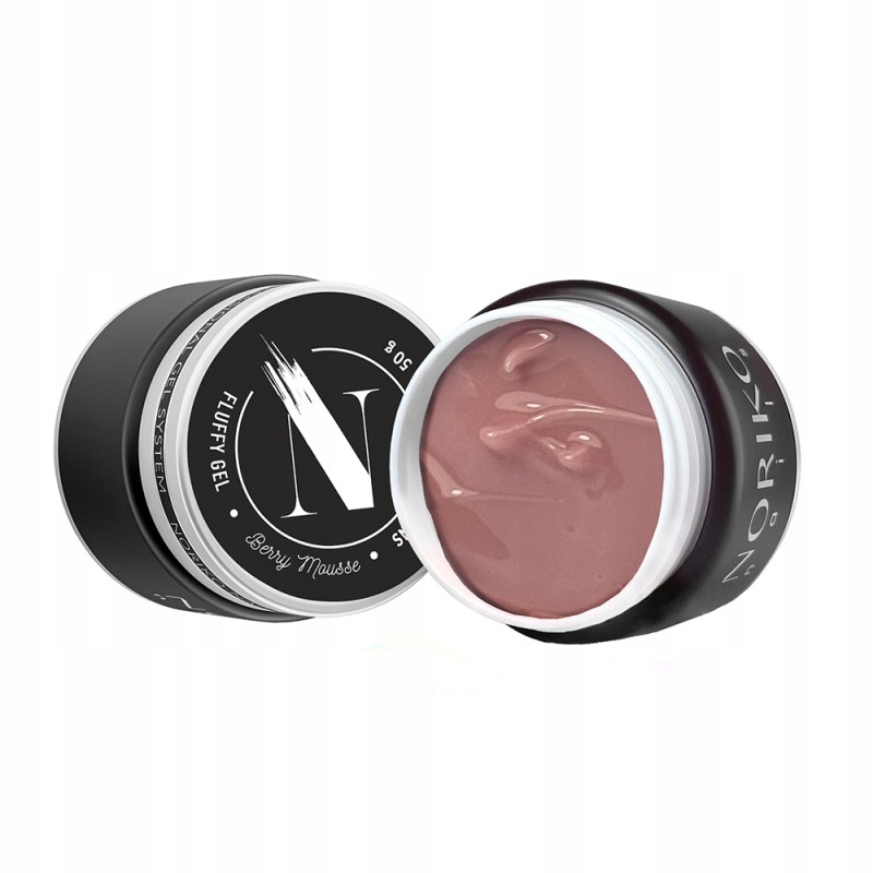 Stavební gel Noriko Fluffy Gel Berry Mousse 50 g