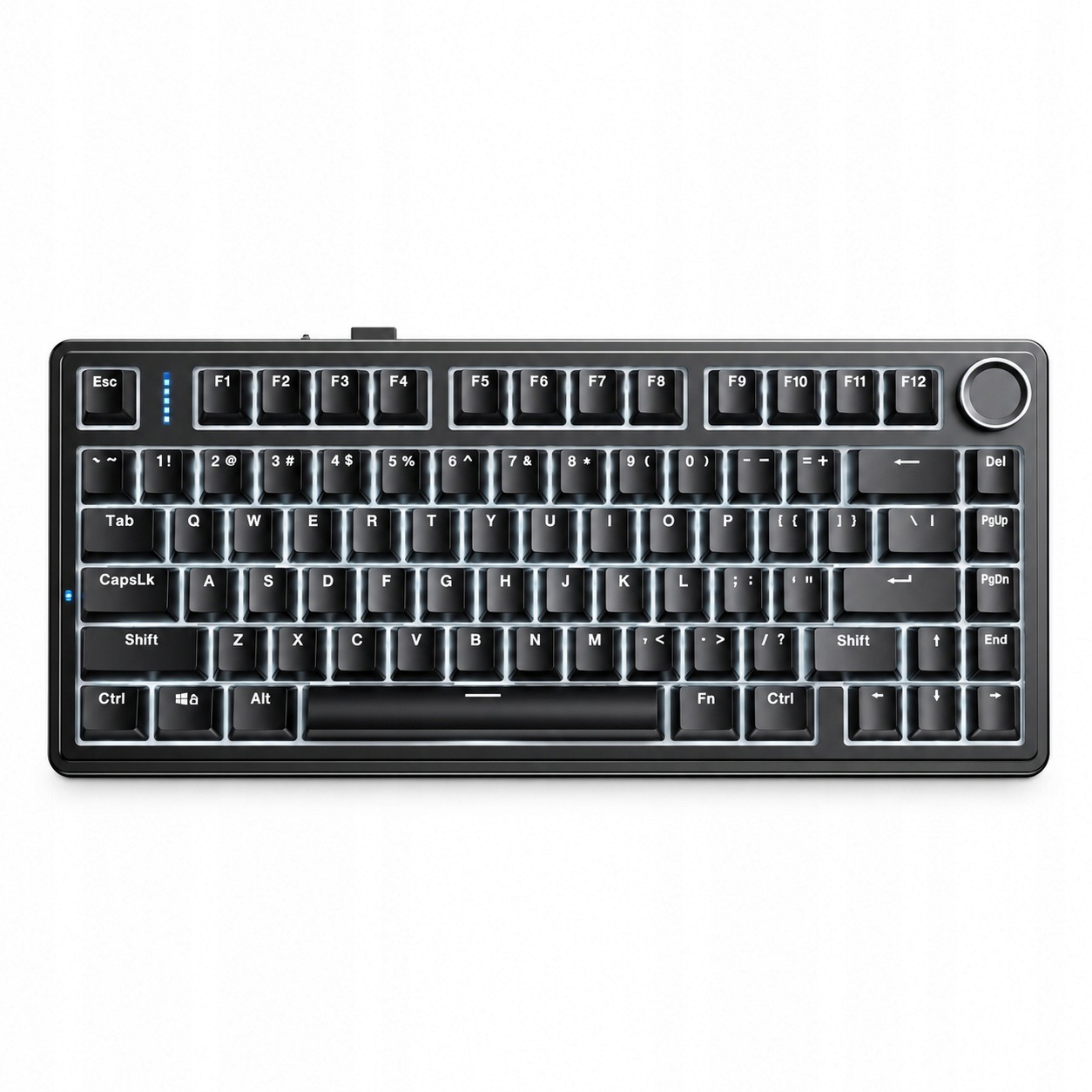 Mechanická klávesnice Aula F75 Cream Switch 75% Rgb Bt 2.4G Usb