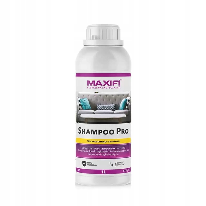 Maxifi Shampoo pro 1L płyn do bonnetowania