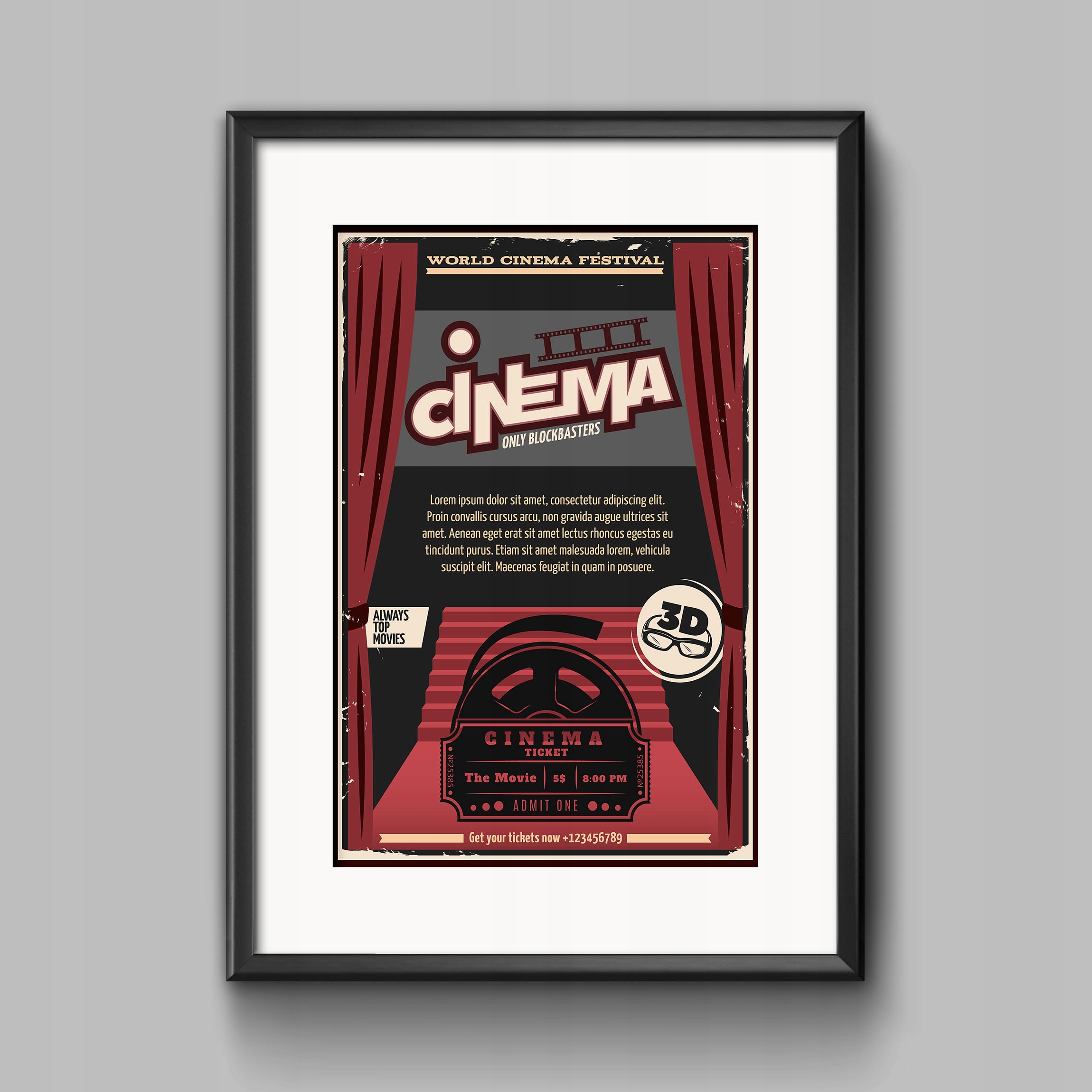 PLAKAT A2 wydruk wysoka jakość 42 x 60 cm Marka IMPRESSION