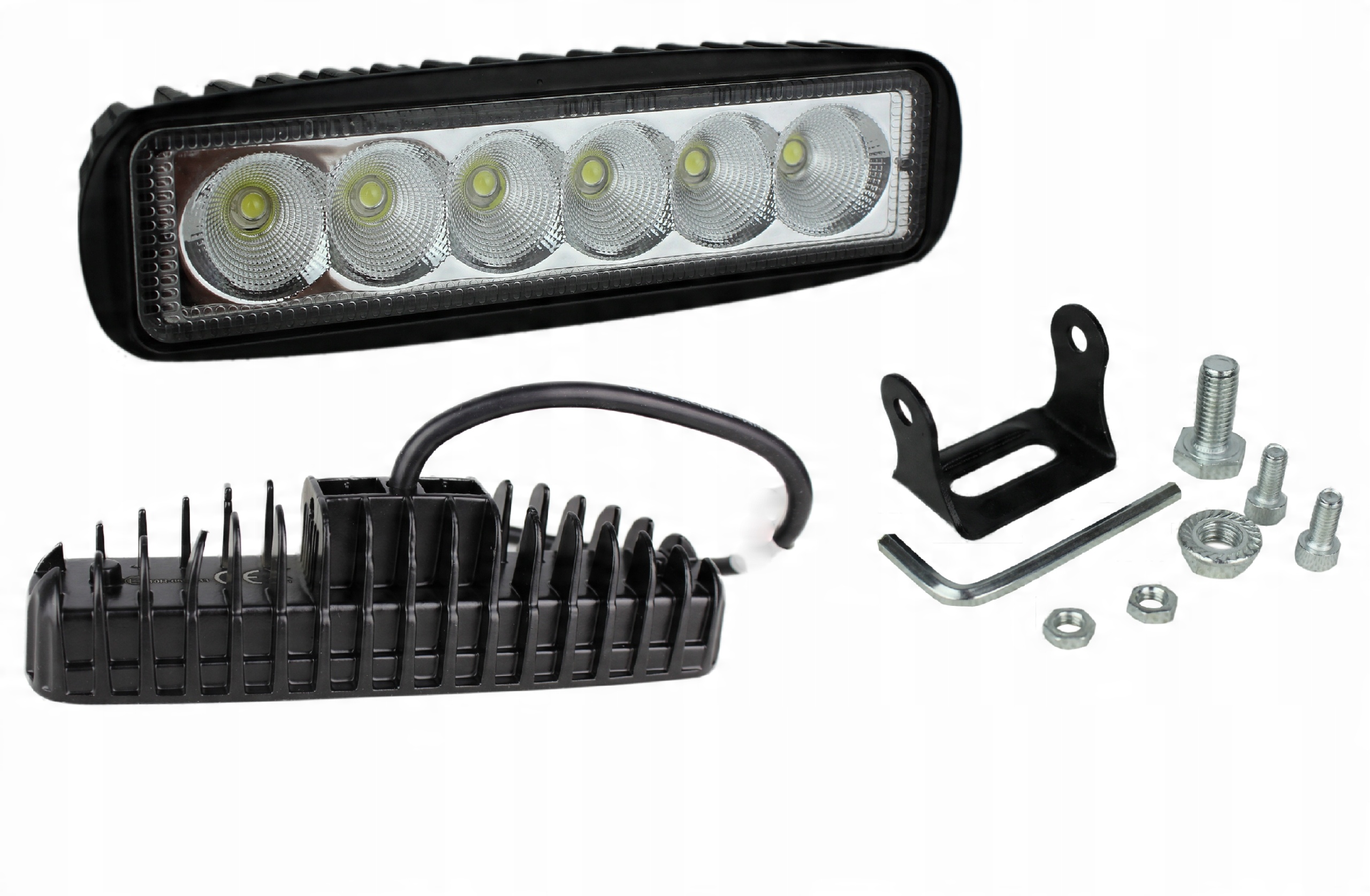 

Lampa 6 Ledowa Robocza Światło Rozproszone 12-24V