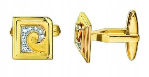 Pierre Cardin spinki do mankietów srebro