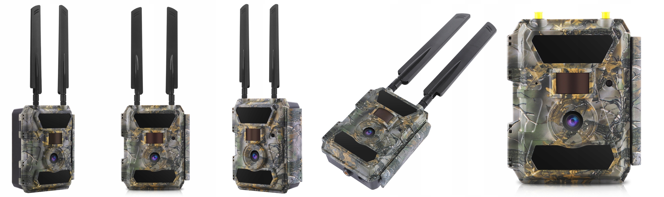 Kamera Leśna FOTOPUŁAPKA Myśliwska FHD GSM 4G LTE MMS wysyła FILMY Menu PL Jakość zapisu Full HD