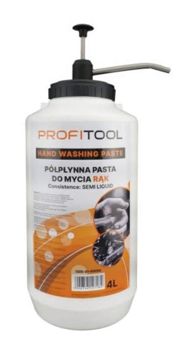 Čistiaca pasta na ruky Profitool polotekutá 4L pumpička