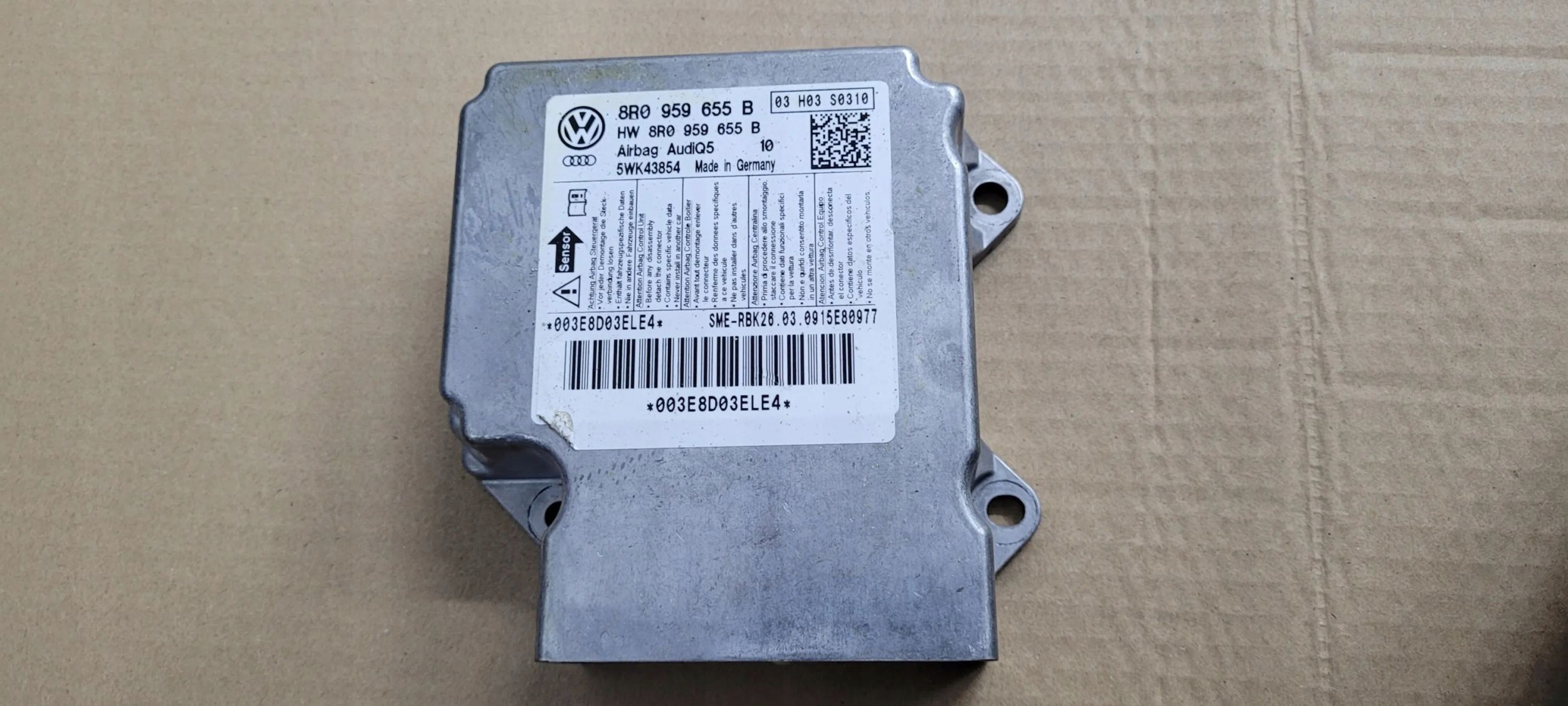 Q5 8R SENSOR AIR BAG airbag 8R0959655B