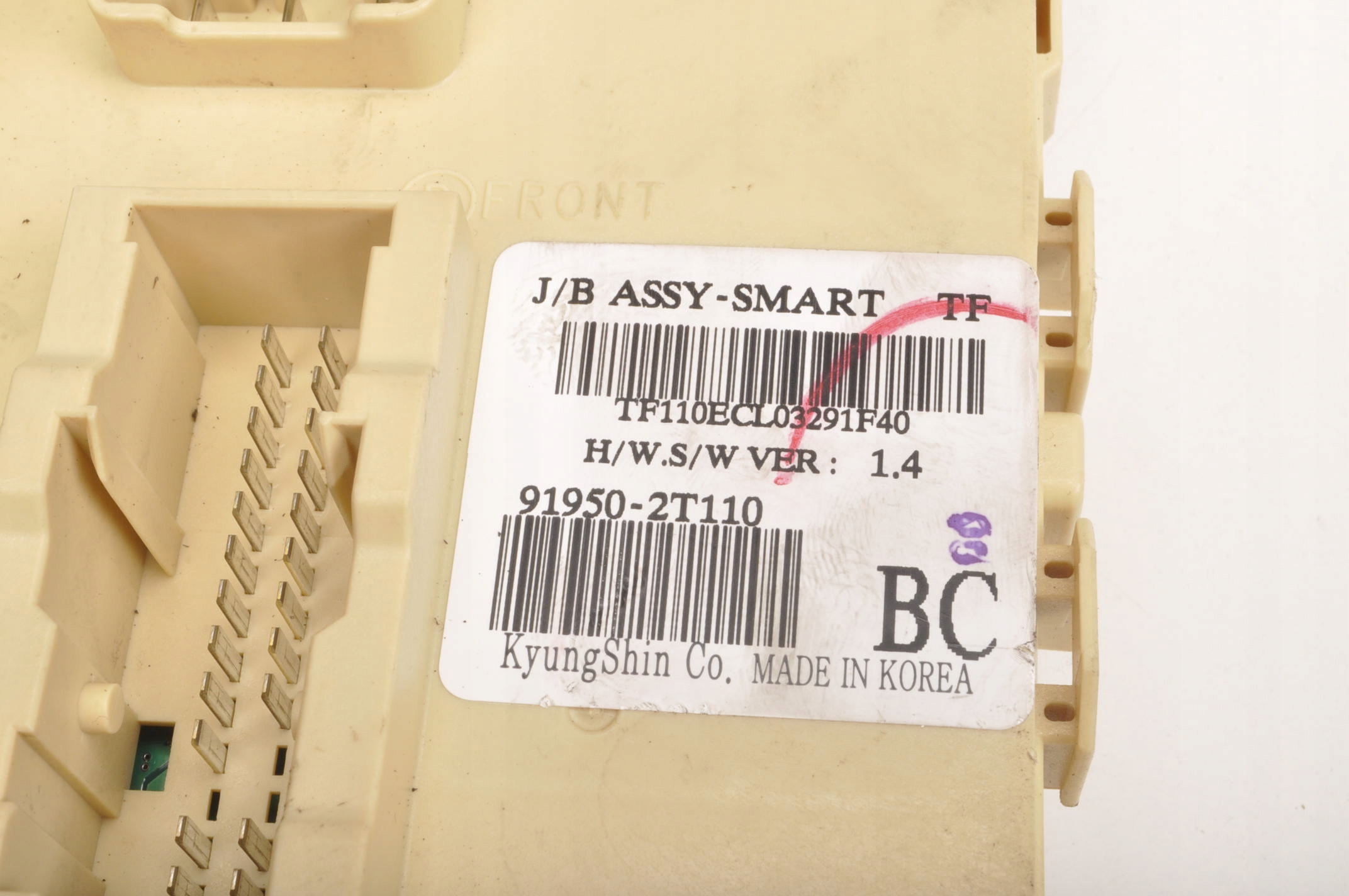 KIA OPTIMA III SKRZYNKA BEZPIECZNIKÓW 91950-2T110 Numer katalogowy oryginału 91950-2T110